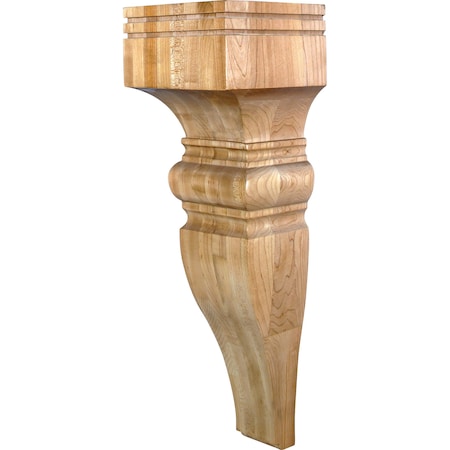 Hardware Resources 7" Wx7"Dx22"H Maple Baroque Corbel COR23-3MP